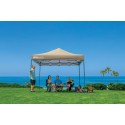 Quik Shade Solo Steel 100 10x10 Straight Leg Canopy - Khaki (167543DS)