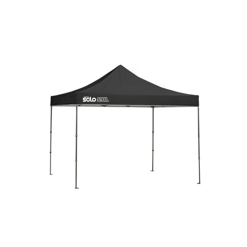 Quik Shade Solo Steel 100 10x10 Straight Leg Canopy - Black (167555DS)