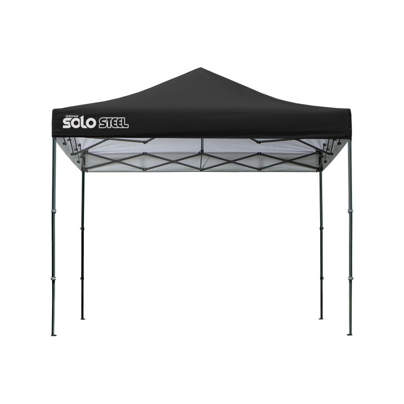 Quik Shade Solo Steel 100 10x10 Straight Leg Canopy - Black (167555DS)