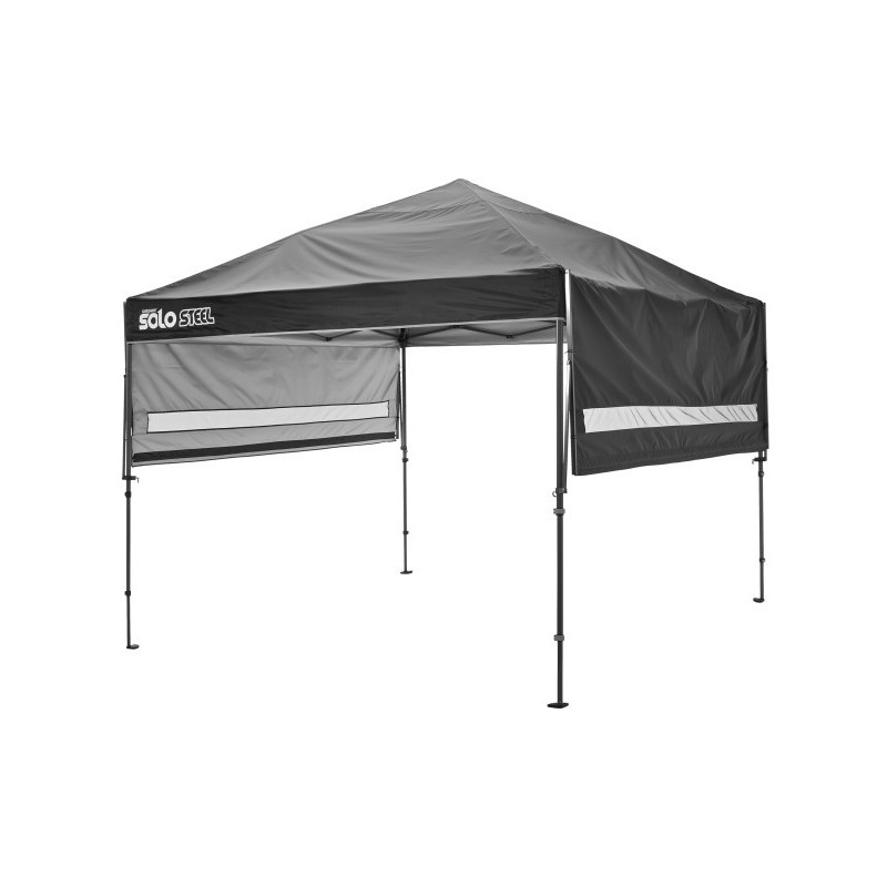 Quik Shade Solo Steel 170 10x17 Straight Leg Canopy - Black (164748DS)