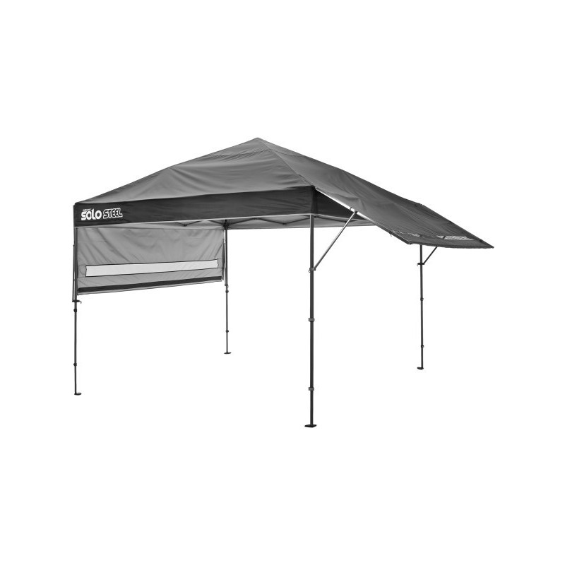 Quik Shade Solo Steel 170 10x17 Straight Leg Canopy - Black (164748DS)