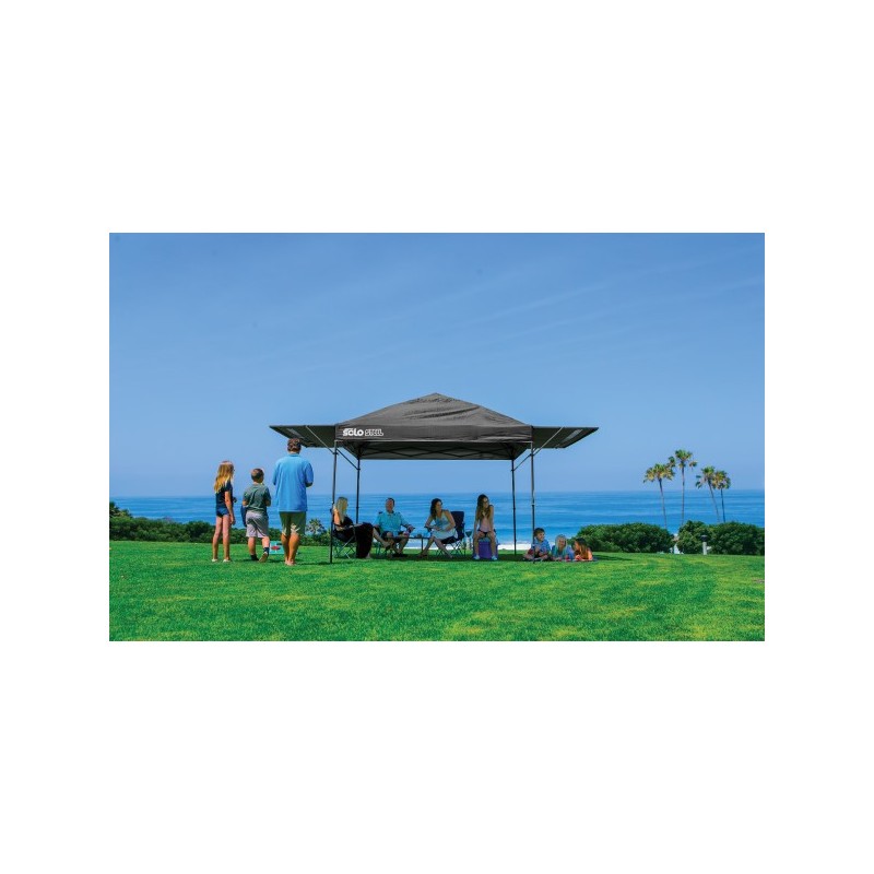 Quik Shade Solo Steel 170 10x17 Straight Leg Canopy - Black (164748DS)