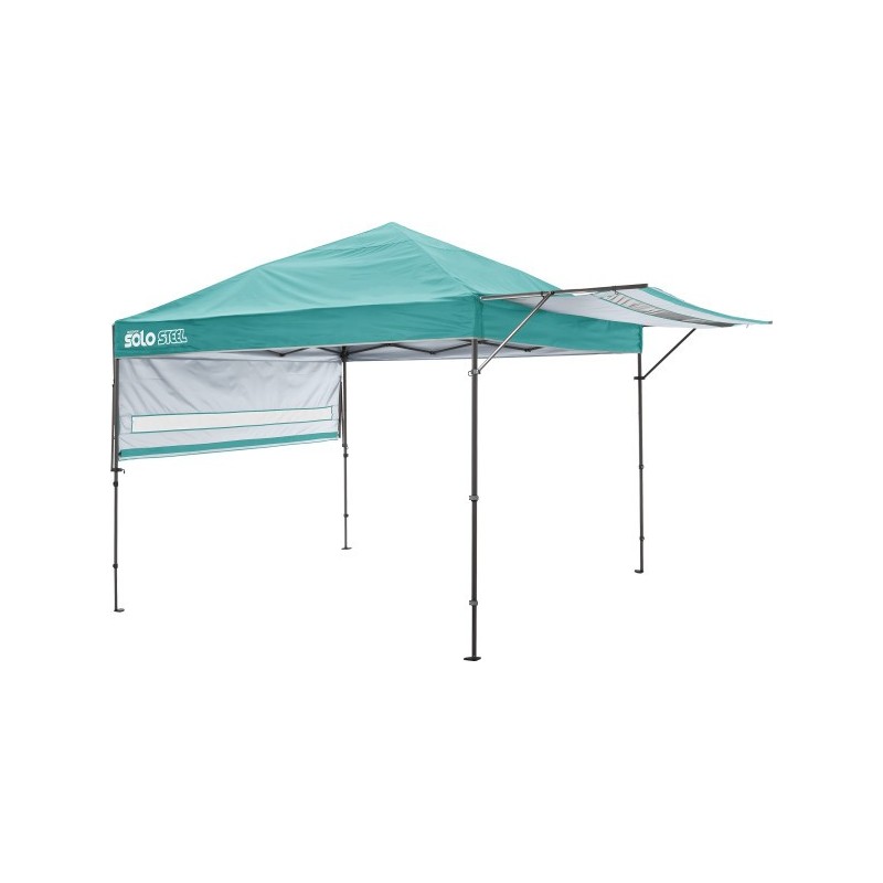 Quik Shade Solo Steel 170 10x17 Straight Leg Canopy - Turquoise (167538DS)