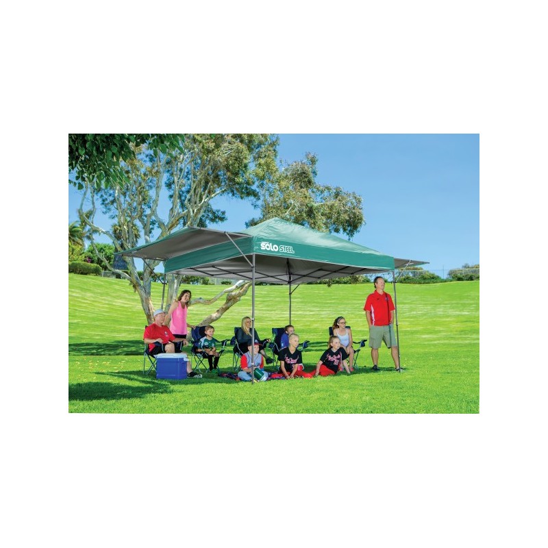 Quik Shade Solo Steel 170 10x17 Straight Leg Canopy - Turquoise (167538DS)
