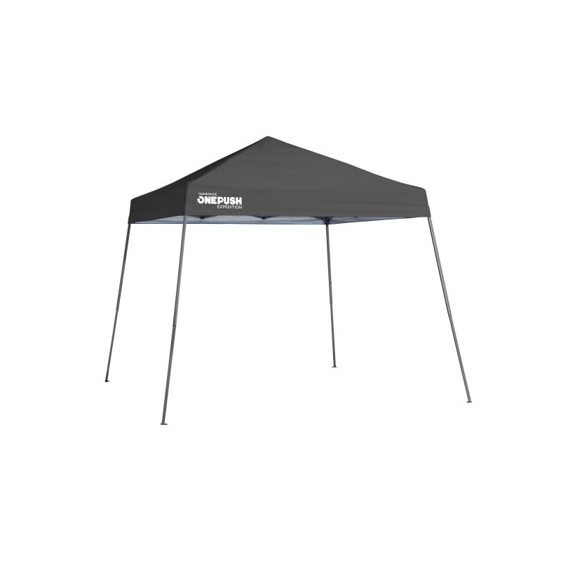 Quik Shade Expedition EX64 10x10 One-Push Slant Leg Canopy - Charcoal (167551DS)