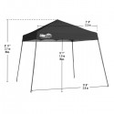 Quik Shade Expedition EX64 10x10 One-Push Slant Leg Canopy - White (167556DS)