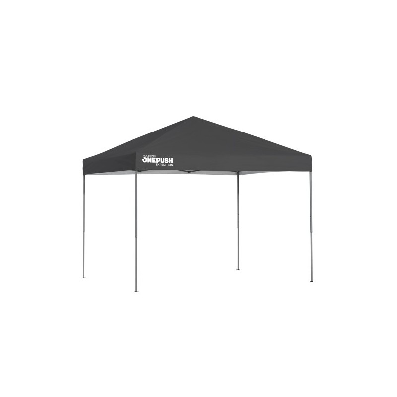 Quik Shade Expedition EX100 10x10 One-Push Straight Leg Canopy - Charcoal (167553DS)