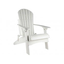 Green Country Decor 2-PACK Folding Adirondack Chairs - White (ACF-WHT)