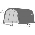 Shelterlogic Shed-in-a-Box 12x20x8 Shelter Kit - Green (51376)