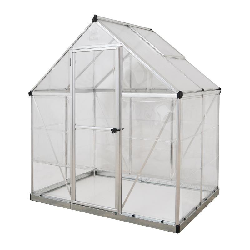 Palram 6'x4' Hybrid Greenhouse Kit - Silver (HG5504)