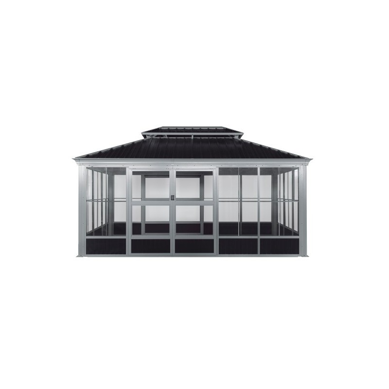 Sojag 10x14 Bolata Solarium - Light Grey/Black (445-9168020)