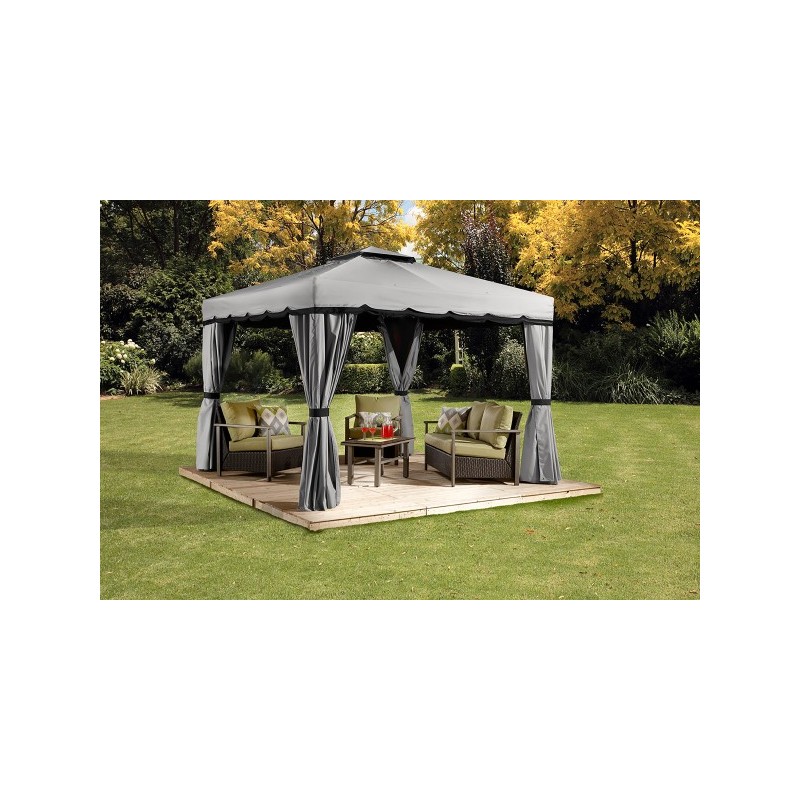 Sojag Roma 10x12 Gazebo Kit - Grey/Black (500-9161182)