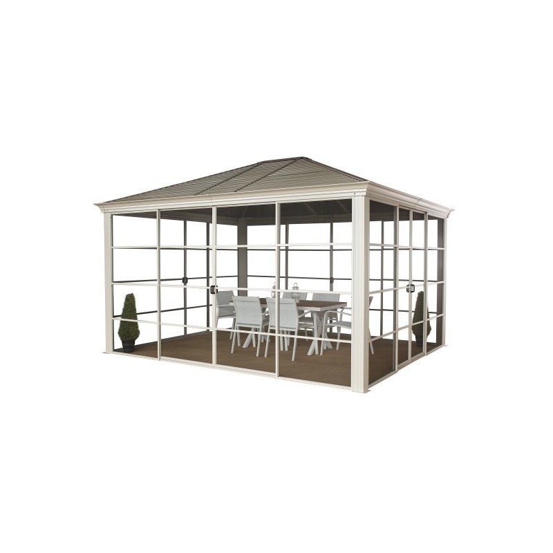 Sojag 12x14 Striano  Screen House - Champagne/Dark Beige (500-9164367)