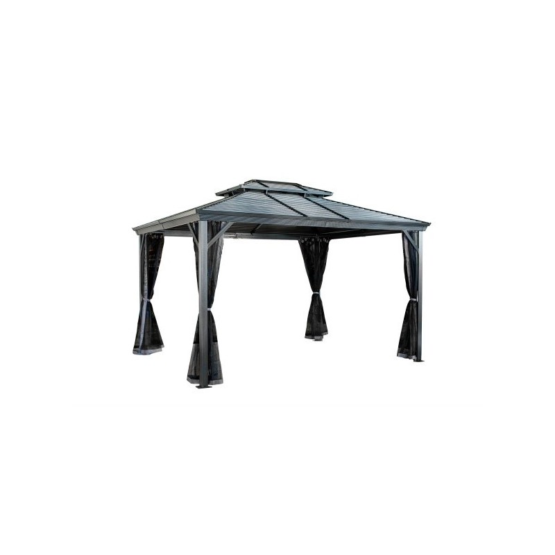 Sojag Ventura 10x10 Double Roofed Gazebo Kit - Dark Grey (500-9165173)
