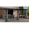 Sojag 12x16 Pompano Wall Gazebo Kit - Grey (500-9167573)