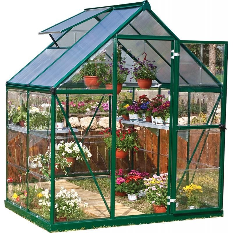 Palram 6'x4' Hybrid  Greenhouse Kit - Green (HG5504G)