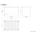 Sojag Yamba 10x16 Aluminum Pergola Kit (500-9167818)
