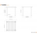 Sojag Yamba 10x10 Aluminum Pergola Kit (500-9166859)