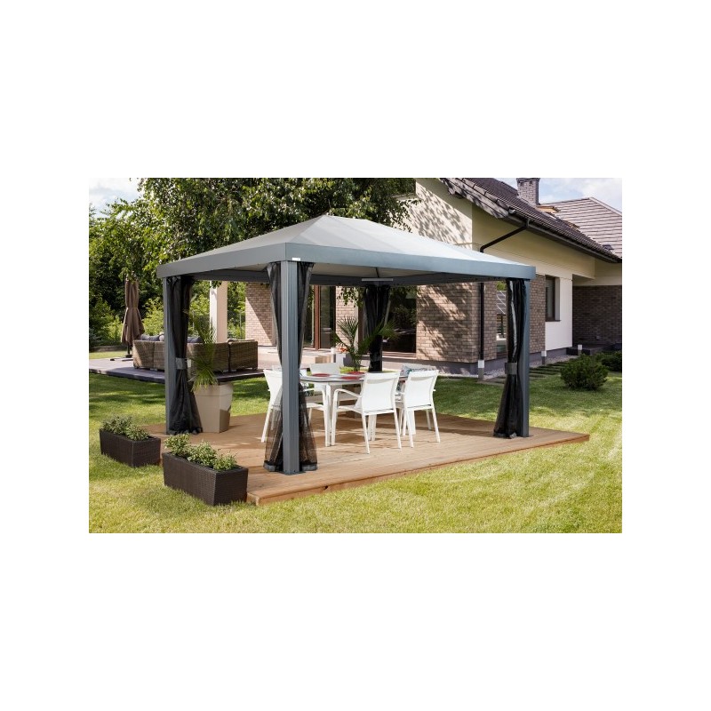 Sojag 10x12 Montessera Gazebo Kit - Grey/White (500-9166842)