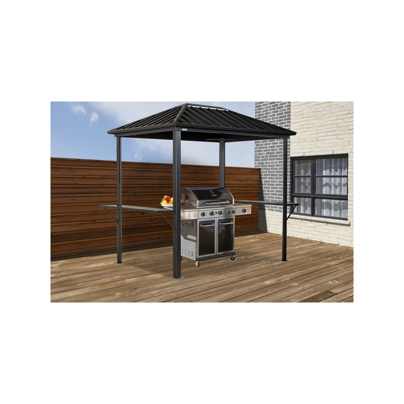 Sojag 6x8 Dakota Grill Gazebo - Dark Brown (500-9166873)