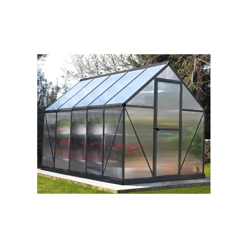 Palram – Canopia Mythos 6x10 Greenhouse Kit - Gray (HG5010Y)