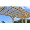 Yardistry Meridian 10x22 Pergola Kit - Natural Cedar (YM11932COM)