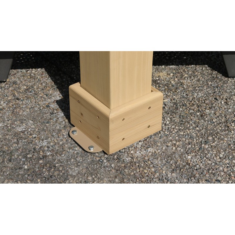Yardistry Meridian 10x22 Pergola Kit - Natural Cedar (YM11932COM)