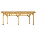 Yardistry Meridian 10x22 Pergola Kit - Natural Cedar (YM11932COM)