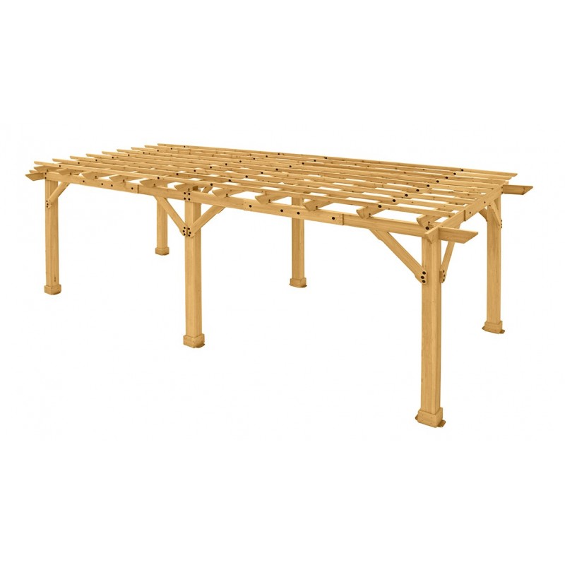 Yardistry Meridian 10x22 Pergola Kit - Natural Cedar (YM11932COM)
