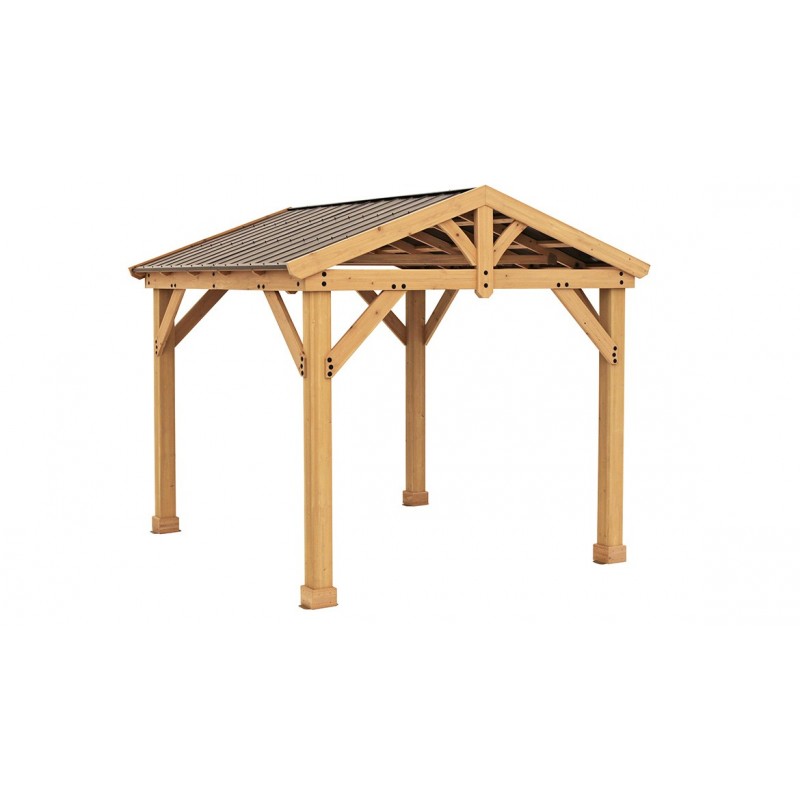 Yardistry Meridian 10x10 Pavilion Kit - Natural Cedar (YM11909COM)