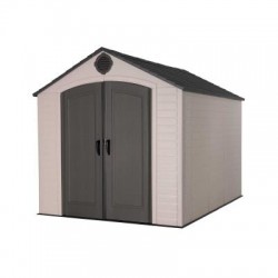 Lifetime 8x10 Double-Wall Outdoor Storage Shed with Floor (60371)