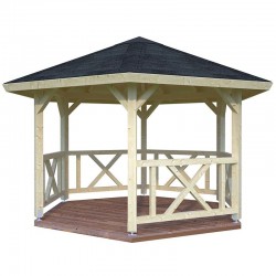 Palmako 11x11 Betty  Spruce Wood Gazebo Kit (PA-3333)