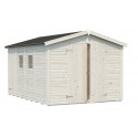 Palmako 9x12 Dan Wood Storage Shed Kit (EL16-2737)