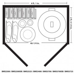 Suncast Vertical 54 cu. ft. Shed Kit - Sand (BMS5700)