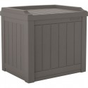 Suncast 22 Gallon Outdoor Box with Storage Seat - Stoney (SS601ST)