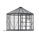 Palram - Canopia 10x12 Oasis Hex Greenhouse Kit - Gray (HG6005)