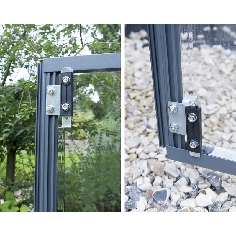 Palram - Canopia 10x12 Oasis Hex Greenhouse Kit - Gray (HG6005)