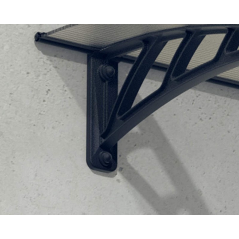 Palram - Canopia 4x3 Neo 1180 Awning - Gray/Clear (HG9566)