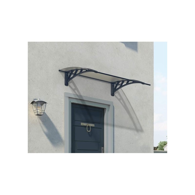 Palram - Canopia 4x3 Neo 1180 Awning - Gray/Clear (HG9566)