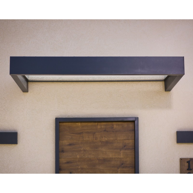 Palram - Canopia 7x3 Sophia 2150 Awning - Gray/Clear (HG9546)
