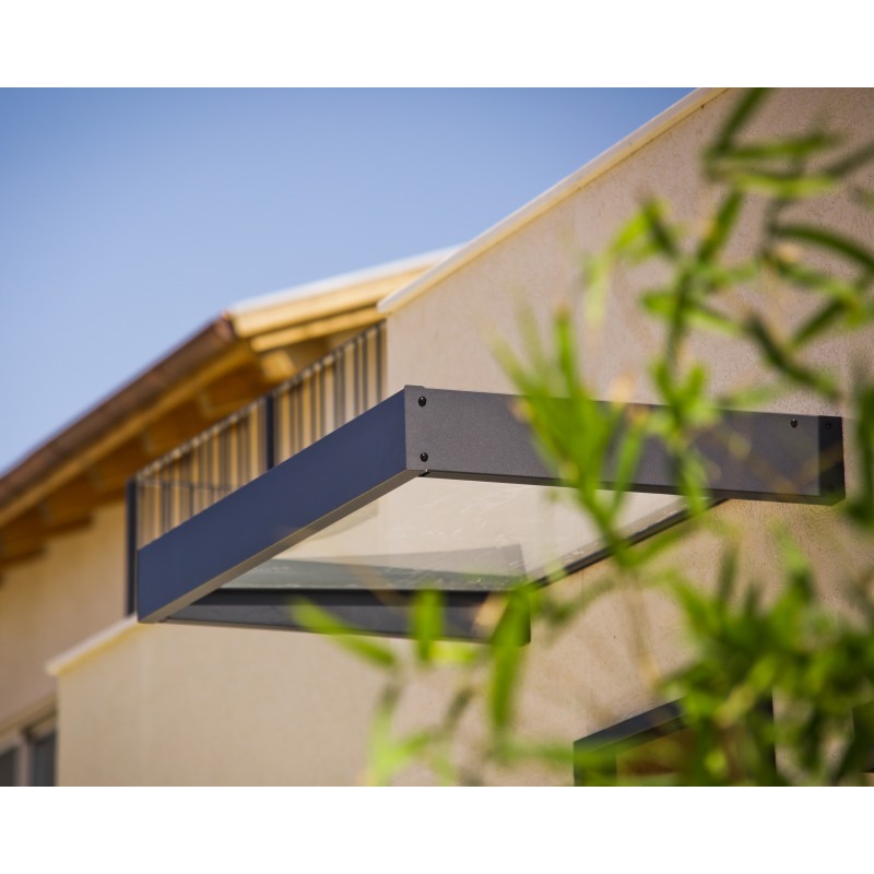 Palram - Canopia 7x3 Sophia 2150 Awning - Gray/Clear (HG9546)