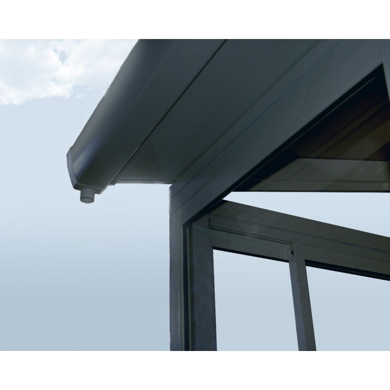 Palram - Canopia 10x10 SanRemo Patio Enclosure - Gray/Clear (HG9069)
