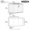 Lifetime 75 Cubic Feet Horizontal Storage Shed (60341) Lifetime 75 Cubic Feet Horizontal Storage Shed (60341)