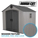 Lifetime 8x10 Rough Cut Backyard Storage Shed with Floor (60356)