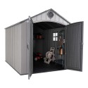 Lifetime 8x10 Rough Cut Backyard Storage Shed with Floor (60356)