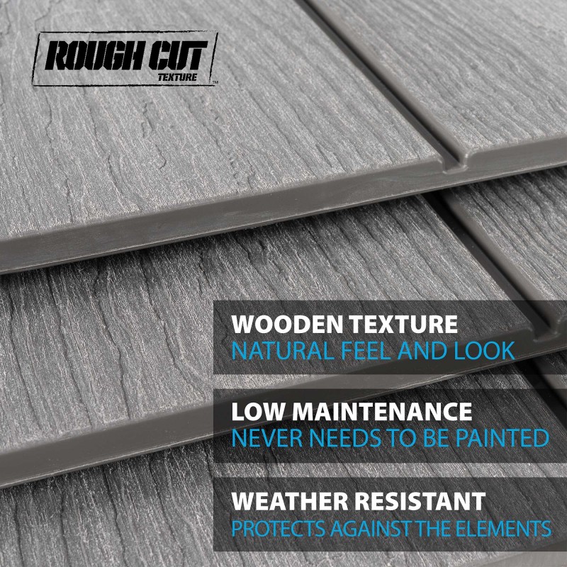 Lifetime 15x8 Rough Cut Backyard Storage Shed with Floor (60318)