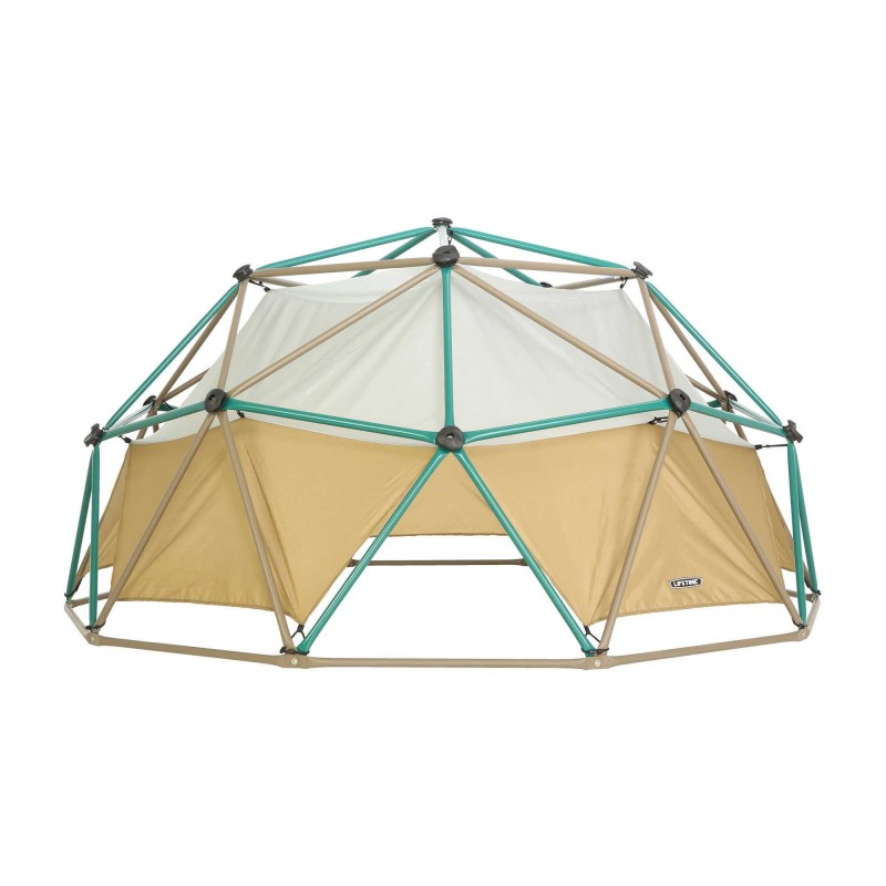 Lifetime 60 in. Dome Climber Playset with Canopy - Green / Tan (90612)
