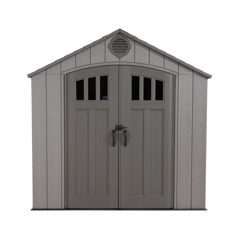 Lifetime 8x7.5 Rough Cut Backyard Storage Shed with Floor (60370)