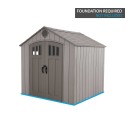 Lifetime 8x7.5 Rough Cut Backyard Storage Shed with Floor (60370)