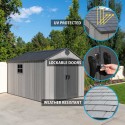 Lifetime 8x12.5 Rough Cut Backyard Storage Shed with Floor (60305)